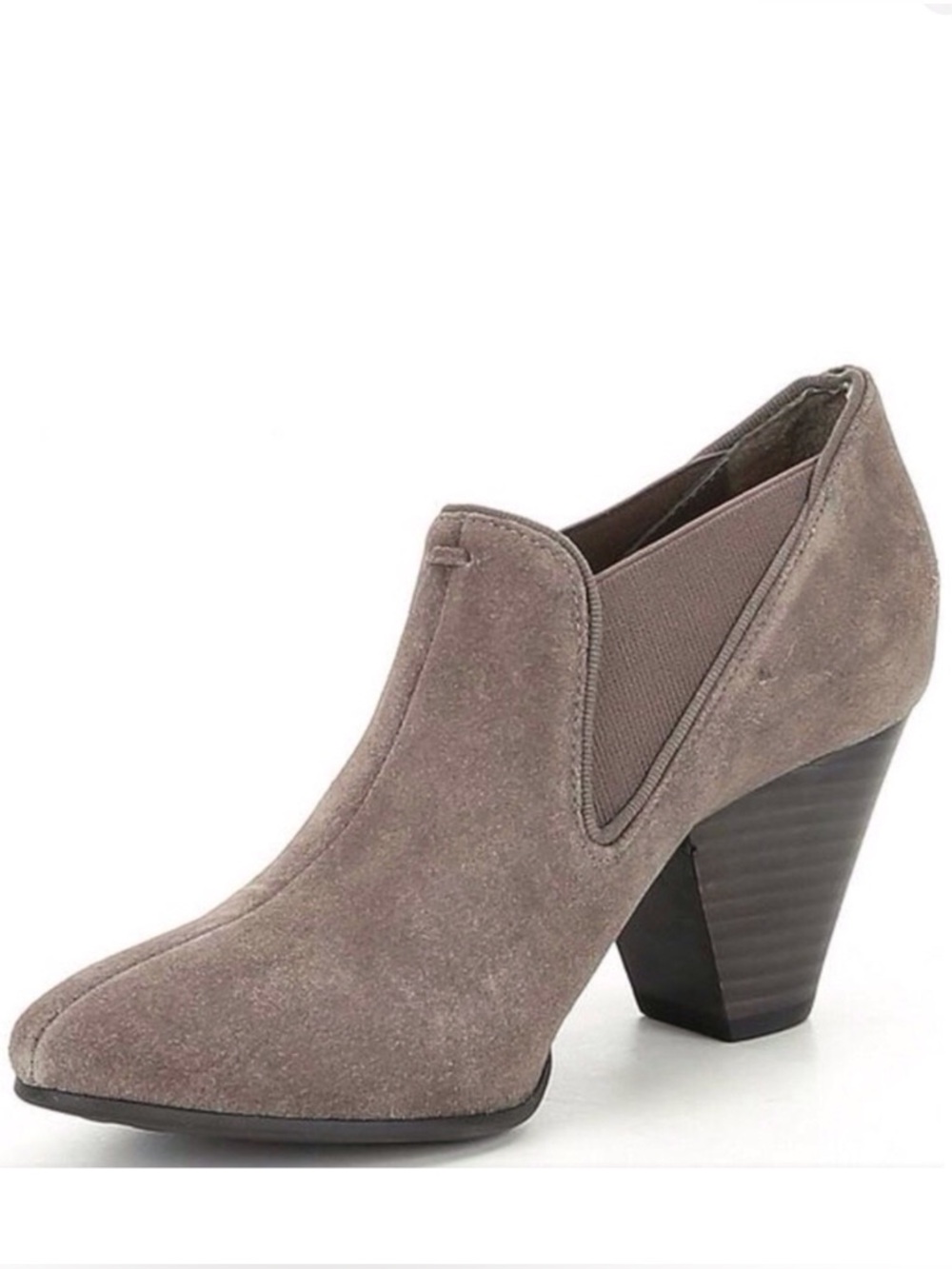 Nurture 9 Adarah Suede Leather Ankle Booties Comfort Women’s Shoes Gray